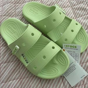 Crocs sandals, new! Celery color size 6 in women
